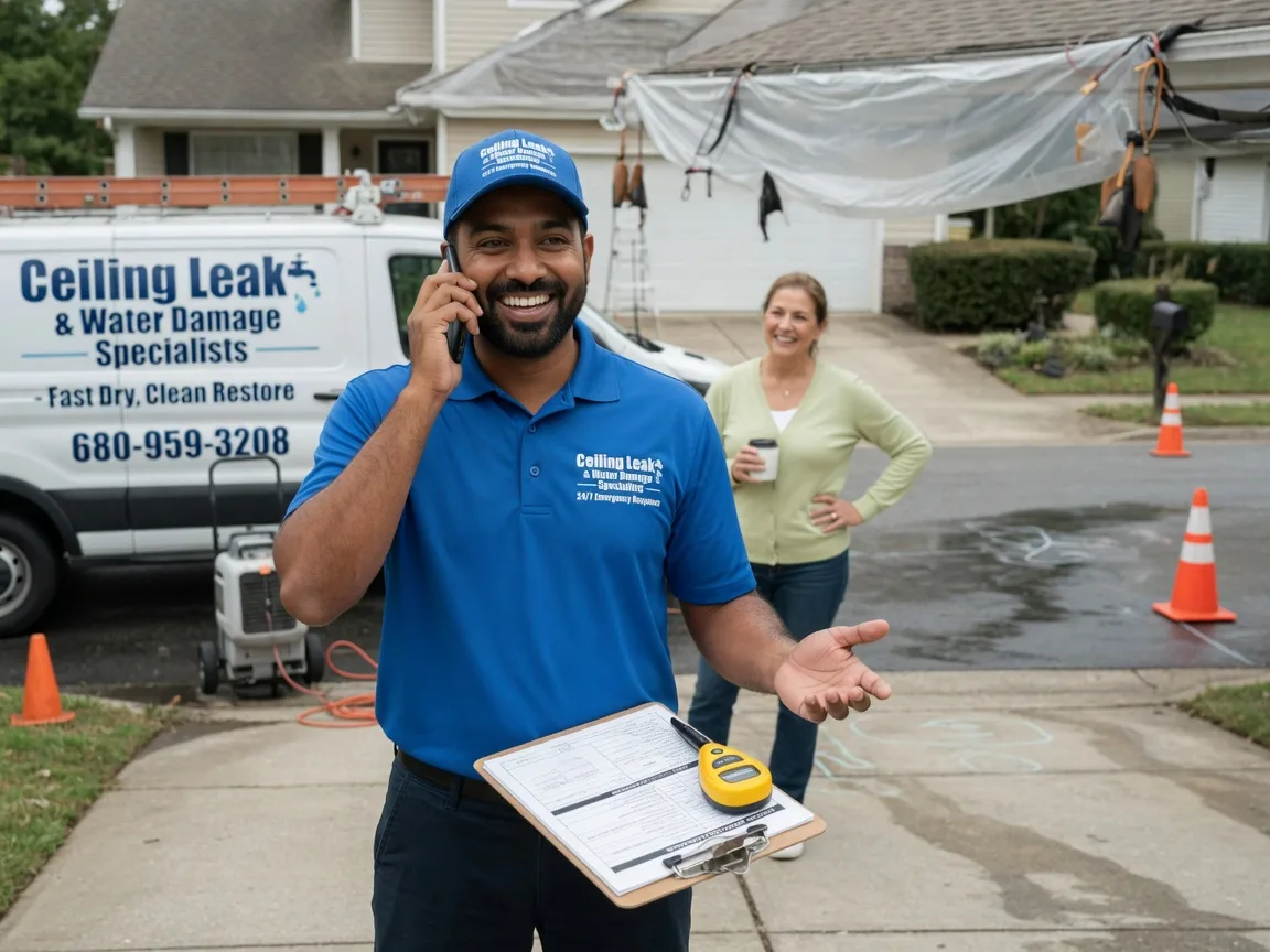 Ceiling Leak Cleanup Lyndeborough, NH FAQs